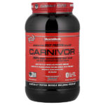 Carnivor™, гидролизованный изолят говяжьего протеина, со вкусом шоколада, 949,2 г (2,09 фунта) — MuscleMeds