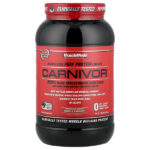 Carnivor™, гидролизованный изолят говяжьего протеина, со вкусом ванильной карамель, 888 г (1,95 фунта) — MuscleMeds