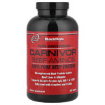 Carnivor Beef Aminos, 100% чистый говяжий протеин, 300 таблеток — MuscleMeds