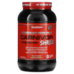 Carnivor Shred, гидролизованный протеин, со вкусом ванили и карамели, 868 г (1,91 фунта) — MuscleMeds