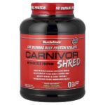 Carnivor™ Shred, гидролизованный протеин, со вкусом ваниля и карамель, 1736 г (3,8 фунта) — MuscleMeds