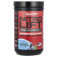 Nitro Lift™, предтренировочный комплекс, синяя слякоть, 522 г (1,15 фунта) — MuscleMeds