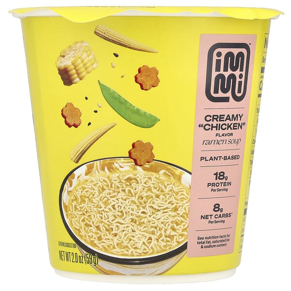 mmi31855_v_9.jpg Immi, Cup Ramen Soup, курица со сливками, 59 г (2 унции)