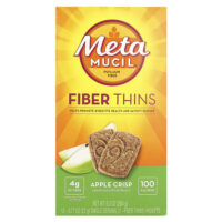 Fibre Thins, яблочный и хрустящий продукт, 12 пакетиков по 22 г (0,77 унции) — Metamucil