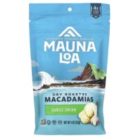 Mauna Loa, сухая обжаренная макадамия, чеснок и лук, 113 г (4 унции)