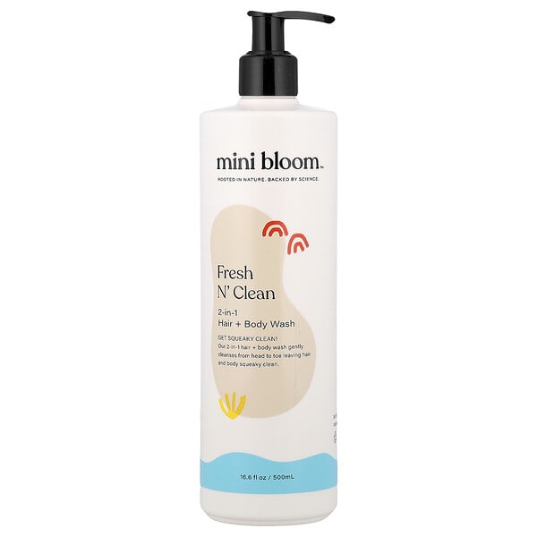 mnb02842_v_8.jpg Mini Bloom, Fresh N' Clean, гель для душа 2 в 1, 500 мл (16,6 жидк. унции)