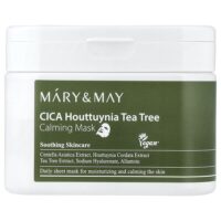CICA Houttuynia Tea Tree Calming Beauty Mask, 30 шт., 400 г (14,1 унции) — Mary & May