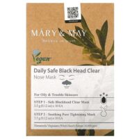 Daily Safe Black Head Clear, маска для носа от черных волос, набор из 40 предметов — Mary & May