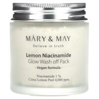 Lemon Niacinamide Glow, смываемая маска, 125 г (4,4 унции) — Mary & May