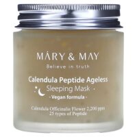 Calendula Peptide Ageless, маска для сна, 110 г (3,88 унции) — Mary & May