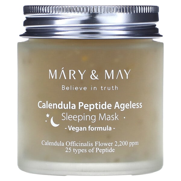 mnm68208_v_12.jpg Calendula Peptide Ageless, маска для сна, 110 г (3,88 унции) — Mary & May