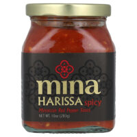 Mina, Harissa, марокканский соус из красного перца, острый, 283 г (10 унций)