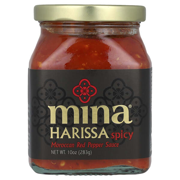 mnn00705_v_24.jpg Mina, Harissa, марокканский соус из красного перца, острый, 283 г (10 унций)