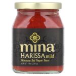 Mina, Harissa, марокканский соус из красного перца, мягкий, 283 г (10 унций)
