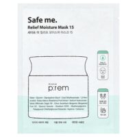 Safe Me, Relief Moisture, маска для лица, 15 шт., 25 мл (0,84 жидк. унции) — make p:rem