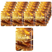 24-каратное золото, коллаген для глаз, Golden Sunrise, 20 пар, 120 г (4,2 унции) — Maree