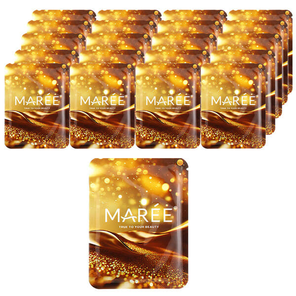 mre71525_v_21.jpg 24-каратное золото, коллаген для глаз, Golden Sunrise, 20 пар, 120 г (4,2 унции) — Maree