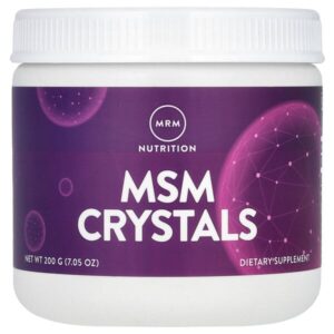 Кристаллы МСМ (метилсульфонилметана), 1000 мг, 200 г (7,05 унции) — MRM Nutrition