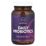 Nutrition, пробиотики для ежедневной поддержки, 5 млрд клеток, 30 растительных капсул — MRM Nutrition