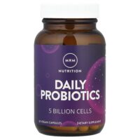 Nutrition, пробиотики для ежедневной поддержки, 5 млрд клеток, 30 растительных капсул — MRM Nutrition