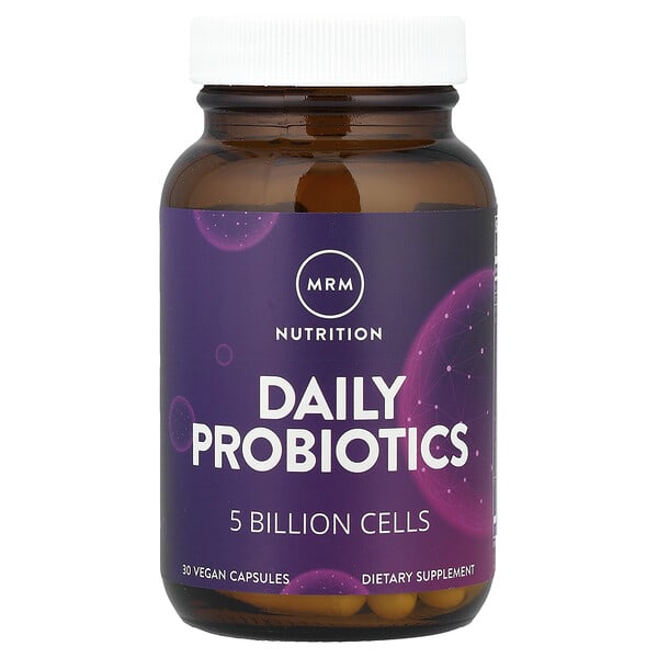 mrm31046_v_55.jpg Nutrition, пробиотики для ежедневной поддержки, 5 млрд клеток, 30 растительных капсул — MRM Nutrition