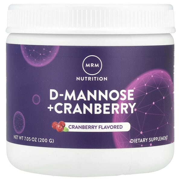 mrm31050_v_24.jpg D-Mannose + Cranberry, Cranberry, 7.05 oz (200 g) — MRM Nutrition