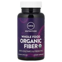 цельнопищевая органическая клетчатка, 60 веганских капсул — MRM Nutrition