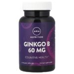 Гинкго B, 60 мг, 60 веганских капсул — MRM Nutrition