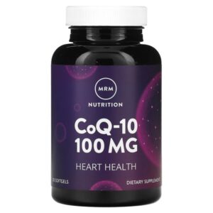 Nutrition, коэнзим Q10, 100 мг, 120 мягких таблеток — MRM Nutrition
