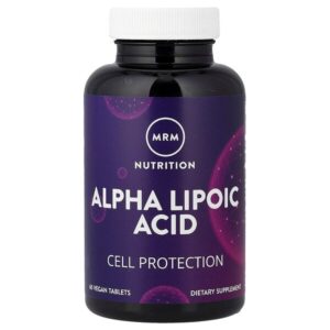 Альфа-липоевая кислота, 60 веганских таблеток (300 мг на таблетку) — MRM Nutrition