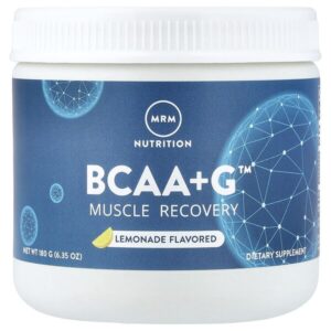 BCAA+G™, добавка для восстановления мышц, со вкусом лимонада, 180 г (6,35 унции) — MRM Nutrition