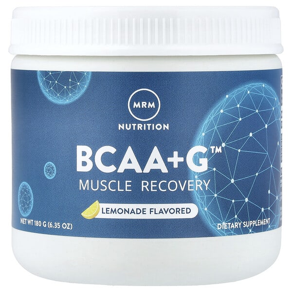 mrm71026_v_57.jpg BCAA+G™, добавка для восстановления мышц, со вкусом лимонада, 180 г (6,35 унции) — MRM Nutrition