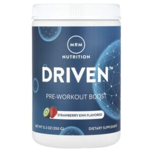 DRIVEN™, предтренировочная добавка, клубника и киви, 350 г (12,3 унции) — MRM Nutrition