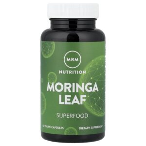 листья моринги, 60 веганских капсул (600 мг в 1 капсуле) — MRM Nutrition
