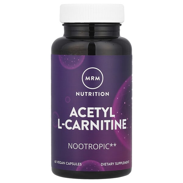 mrm85003_v_67.jpg Nutrition, ацетил-L-карнитин, 60 веганских капсул — MRM Nutrition