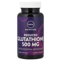 С пониженным содержанием глутатиона, 500 мг, 60 веганских капсул — MRM Nutrition