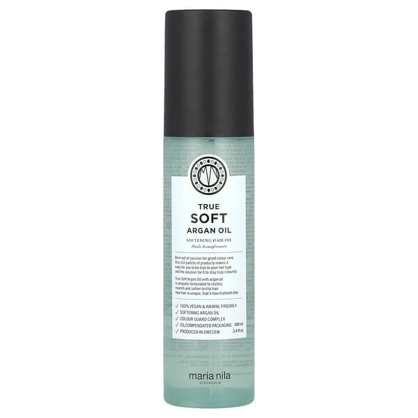 mrn03637_v_8.jpg True Soft Argan Oil, смягчающее масло для волос, 100 мл (3,4 жидк. унц.) — Maria Nila