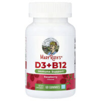 витамины D3 и B12, со вкусом малины, 60 жевательных мармеладок — MaryRuth's