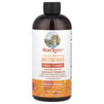 Liquid Morning Multivitamin + Hair Growth, персик и манго, 450 мл (15,22 жидк. унц.) — MaryRuth's