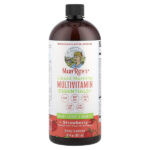 Liquid Morning Multivitamin Essentials +, со вкусом клубники, 887 мл (30 жидк. Унций) — MaryRuth's