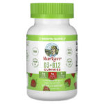 D3 и B12, жевательные конфеты, со вкусом клубники, 60 жевательных конфет — MaryRuth's