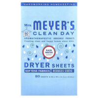 Простыни для сушки, дождевая вода`` 80 листов — Mrs. Meyers Clean Day