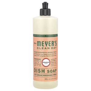 жидкость для мытья посуды, герань, 473 мл (16 жидк. унций) — Mrs. Meyers Clean Day