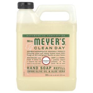 Refill мыло для рук, герань, 975 мл (33 жидк. Унции) — Mrs. Meyers Clean Day