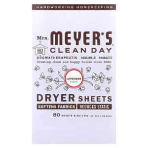 салфетки для сушки волос, лаванда, 80 шт. — Mrs. Meyers Clean Day