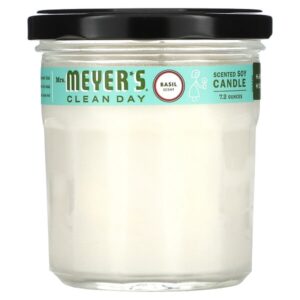 Ароматизированная соевая свеча, с запахом базилика, 7,2 унции — Mrs. Meyers Clean Day