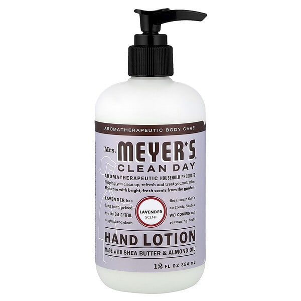 mrs70250_v_8.jpg Лосьон для рук, с лавандой, 354 мл (12 жидк. Унций) — Mrs. Meyers Clean Day