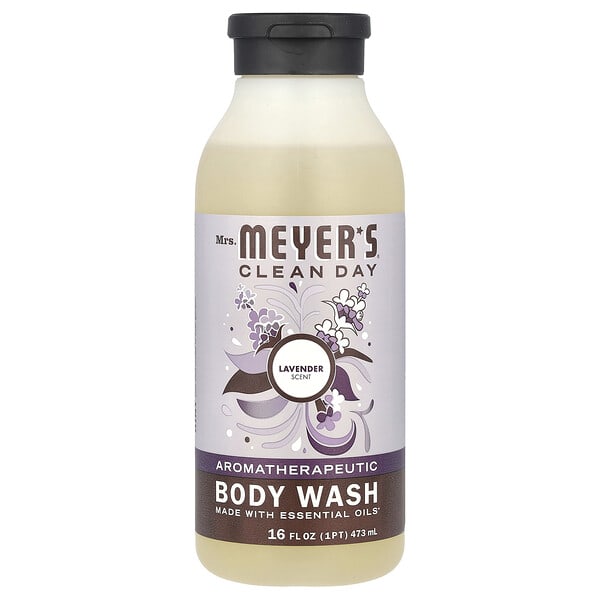 mrs70311_v_24.jpg Гель для душа, с лавандой, 473 мл (16 жидк. унц.) — Mrs. Meyers Clean Day