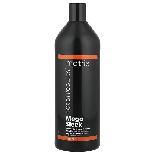 mrx46801_v_8.jpg Total Results™, кондиционер Mega Sleek Conditioner, масло ши, 1 л (33,8 жидк. унции) — Matrix