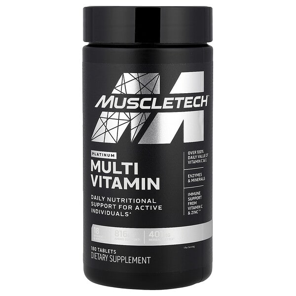 msc61057_v_24.jpg Platinum Multivitamin, мультивитамины, 180 таблеток — MuscleTech